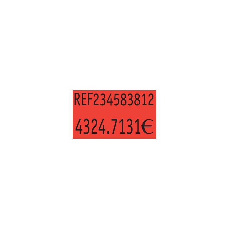 ETIQ-PRECIOS PRYSE 26x16 NARANJA