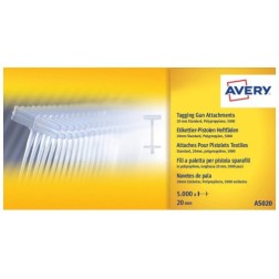 RECAMBIO AVERY NAVETE PLASTICO 20mm 5000