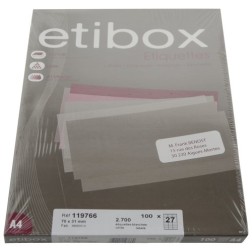 ETIQUETAS ADH-IMPR- ETIBOX A4 BLANCA CAJ