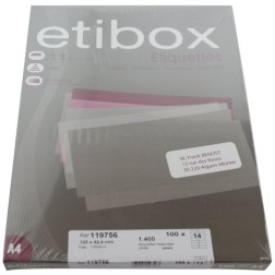 ETIQUETAS ADH-IMPR- ETIBOX A4 BLANCA CAJ