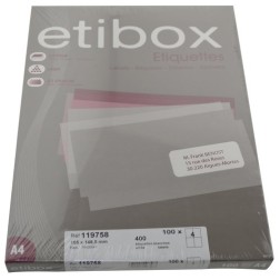 ETIQUETAS ADH-IMPR- ETIBOX A4 BLANCA CAJ