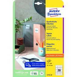ETIQ-IMP-AVERY L7121 25h CODIGO QR 45x45