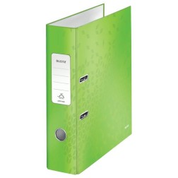 ARCHIVADOR LEITZ WOW A4 180º 80mm VERDE