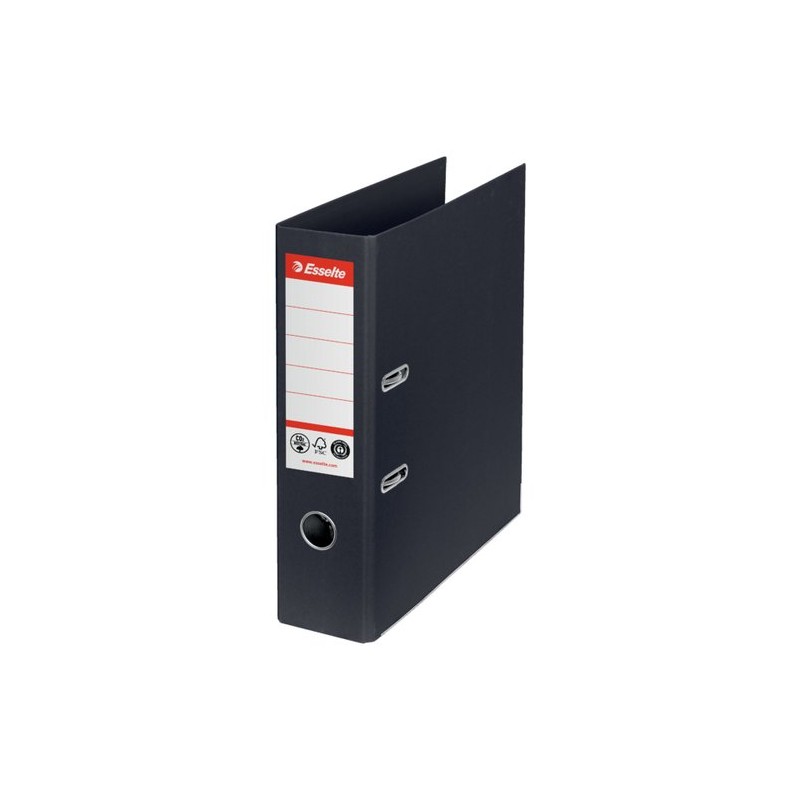 ARCHIVADOR ESS-CART-FORRADO A4 75mm NEGR
