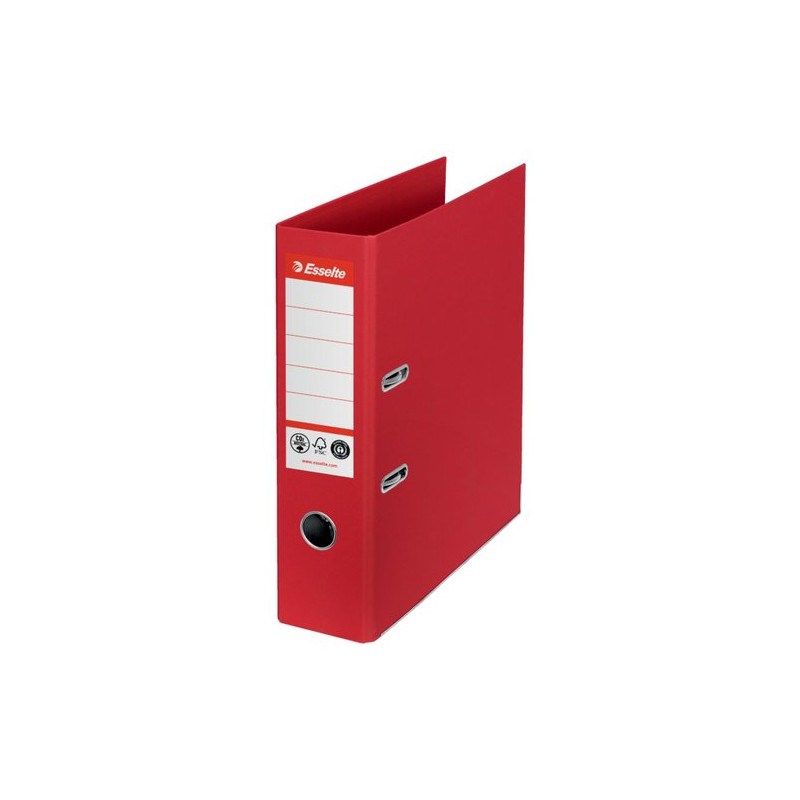 ARCHIVADOR ESS-CART-FORRADO A4 75mm ROJO