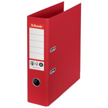 ARCHIVADOR ESS-CART-FORRADO A4 75mm ROJO