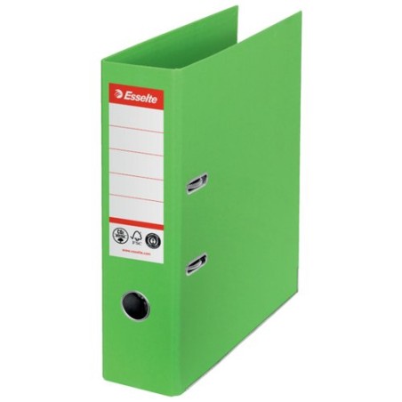 ARCHIVADOR ESS-CART-FORRADO A4 75mm VERD