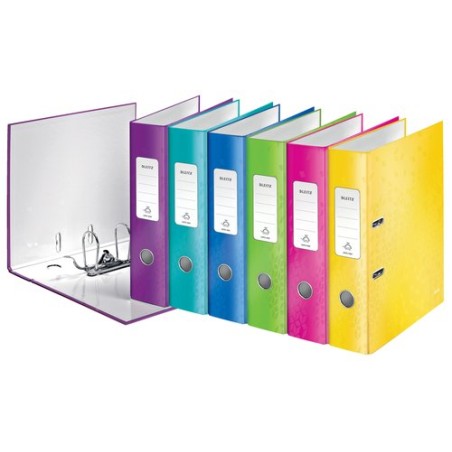 ARCHIVADOR LEITZ WOW A4 180º 80mm SURTID