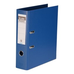 ARCHIVADOR ELBA PVC RADO PLAST A4 80 AZ-
