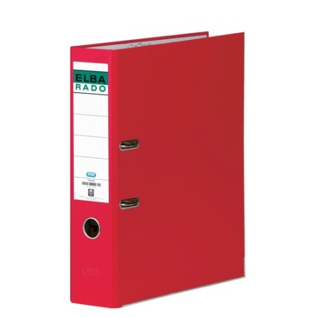 ARCHIVADOR ELBA PVC RADO CHIC A4 80 ROJO