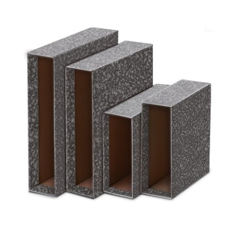 CAJA ARCHIV-UNI CLASICO 4ºAP 86mm GRIS