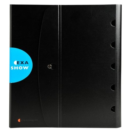 CARPETA EXACOMPTA PP A4 4 AN-30 NEGRO