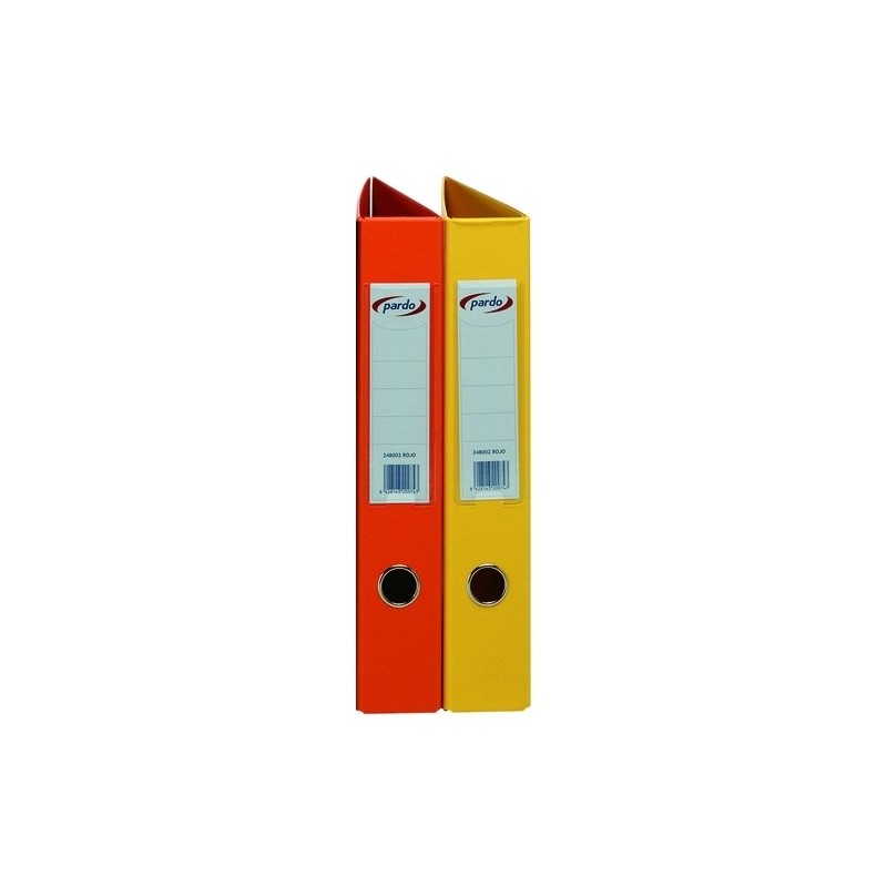 CARPETA PARDO PVC Fº 2 AN-40 MX AMARILLO