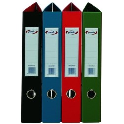 CARPETA PARDO PVC Fº 4 AN-40 MX VERDE