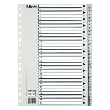 INDICE ESSELTE PP NUM-A4 ps-1-31 IND-B-N