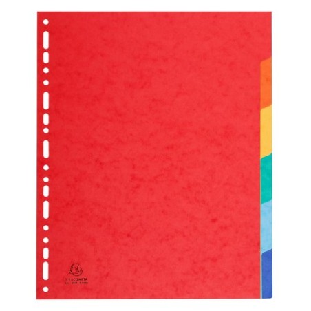 SEPARADORES EXACOMPTA CART- A4+ 6 ps-