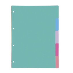 SEPARADORES OXFORD CARTULINA A4 5 ps-