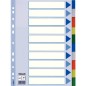 SEPARADORES ESSELTE PP A4 10 ps-IND-COL-