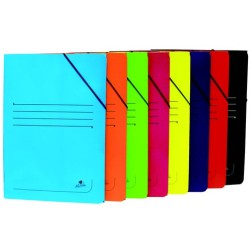 CARPETA GOMAS SOLAP CART- Fº AZUL