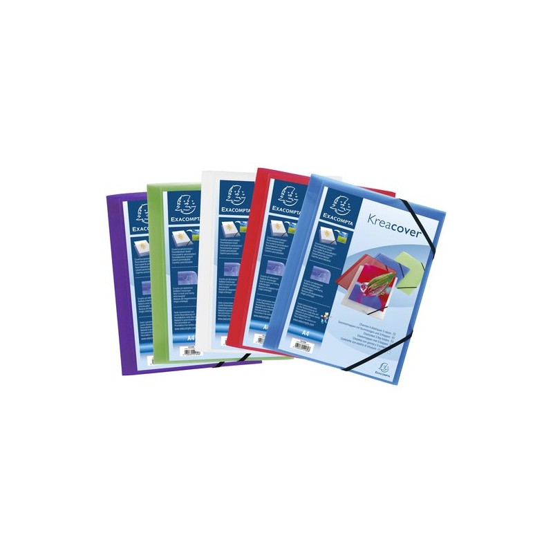CARPETA SOLAP-EXACOMPTA PP A4 AZUL