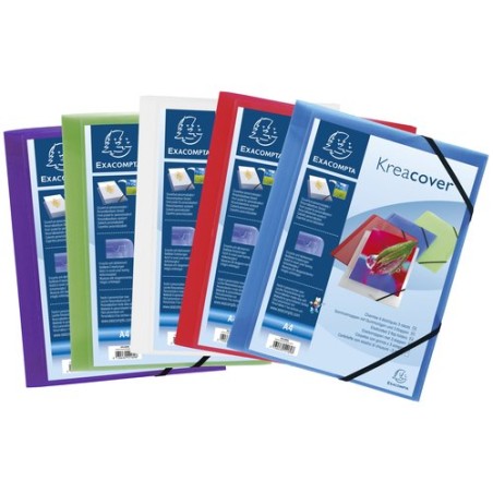 CARPETA SOLAP-EXACOMPTA PP A4 AZUL