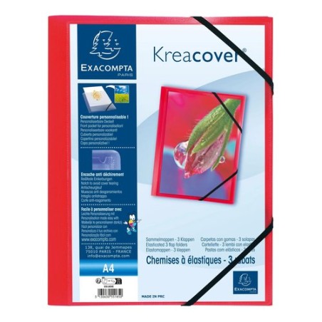 CARPETA SOLAP-EXACOMPTA PP A4 ROJO