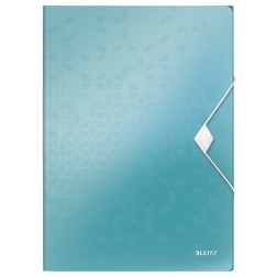 CARPETA SOLAP-LEITZ WOW PP A4 TURQUESA