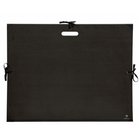 CARPETA DIBUJO CLAIREFONTAINE 59x72 NEGR