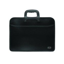 MALETIN FOROFIS PP A4 ASA Y CREM- NEGRO