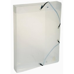 CARP-PROY-EXACOMPTA PP A4 4 cm CRISTAL