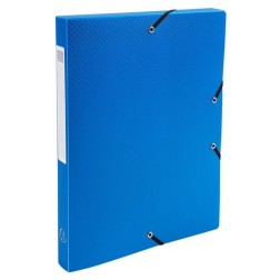CARP-PROY-EXACOMPTA PP A4 2,5 cm AZUL