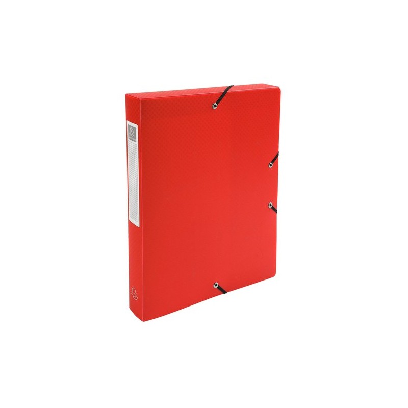 CARP-PROY-EXACOMPTA PP A4 4 cm ROJO