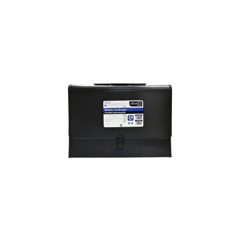 CLASIF-MALETIN OFFICE BOX PP 24 DP- NEGR