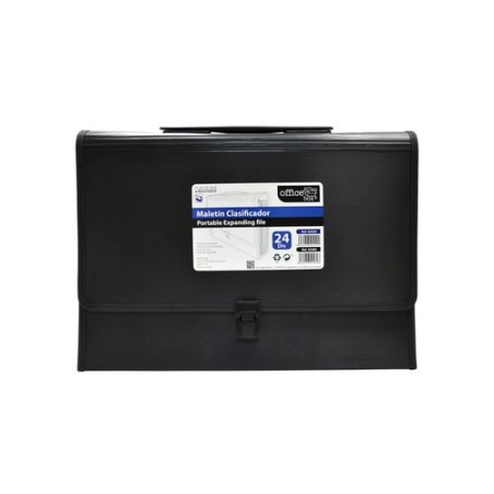 CLASIF-MALETIN OFFICE BOX PP 24 DP- NEGR