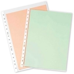 FUNDA MULT-PARDO PP 90µ CRIS-A4 16 P-100