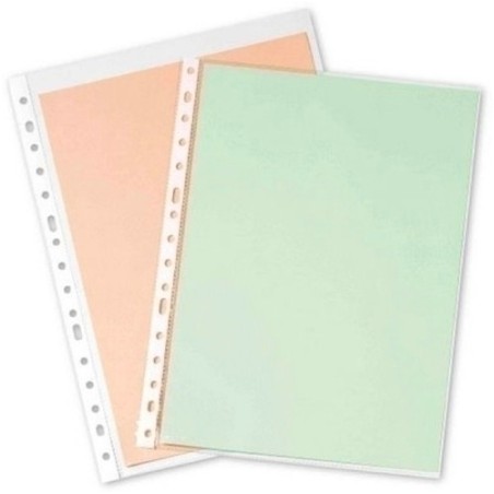 FUNDA MULT-PARDO PP 90µ CRIS-A4 16 P-100