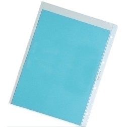 FUNDA MULT-PARDO PVC 100µ A4 4 P-100