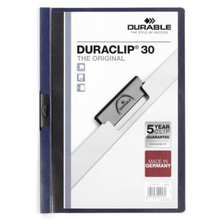 DOSSIER CLIP DURACLIP A4 2200 30h AZ-AT-