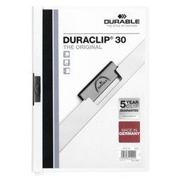DOSSIER CLIP DURACLIP A4 2200 30h BLANCO