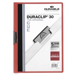 DOSSIER CLIP DURACLIP A4 2200 30h ROJO