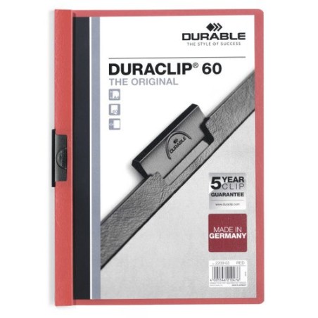 DOSSIER CLIP DURACLIP A4 2209 60h ROJO