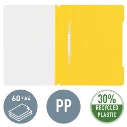DOSSIER FASTENER LEITZ PVC A4 TARJ-AMAR-
