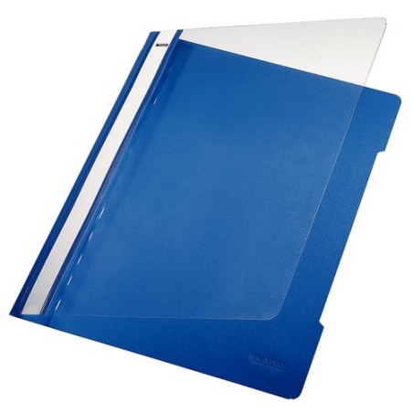 DOSSIER FASTENER LEITZ PVC A4 TARJ-AZUL