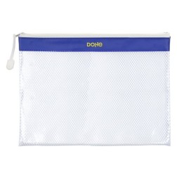 DOSSIER SOBRE DOHE CREM- A4 PVC AZUL