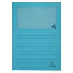 SUBCARP- EXAC- VENTANA 120g A4 AZUL P-25