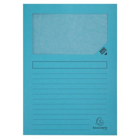 SUBCARP- EXAC- VENTANA 120g A4 AZUL P-25