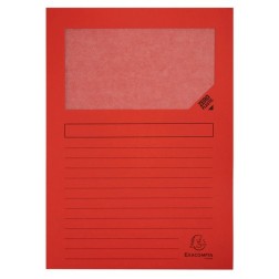 SUBCARP- EXAC- VENTANA 120g A4 ROJO P-25