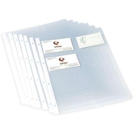 FUNDA TARJETAS GRAF-PP A4 8 DP 4T RF(10)