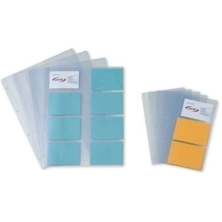 FUNDA TARJETAS PARDO A4 8 DP- 4T- P-10