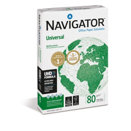PAPEL A4 NAVIGATOR 80g 500h UNIVERSAL